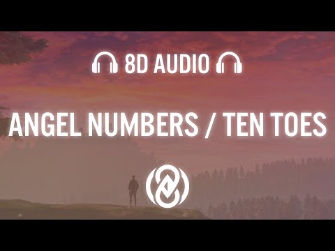 Chris Brown - Angel Numbers / Ten Toes (Lyrics) | 8D Audio 🎧