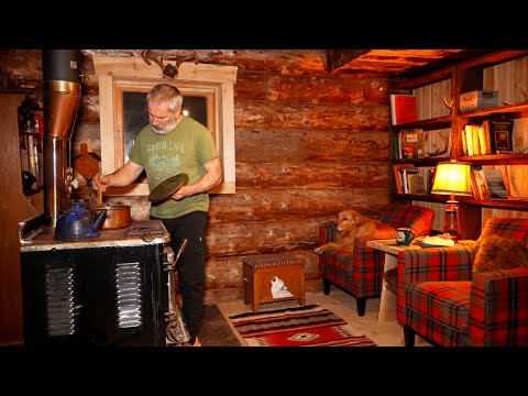 Building a Bookcase Wall and End Table, My Off Grid Log Cabin Interior is Almost Finished