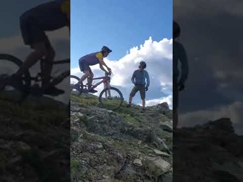 Huge MTB Crash in the Backcountry⛰️