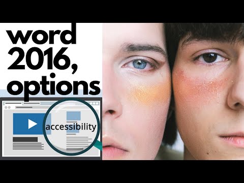 🔥 Word Accessibility Options | Make your Word documents accessible to people with disabilities