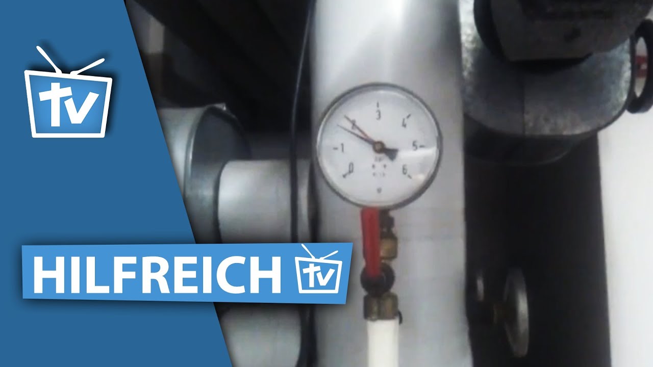 ANLEITUNG Heizung Wasser nachfüllen / Heizung befüllen YouTube