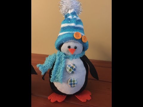 Sock penguin & Santa (previously live)