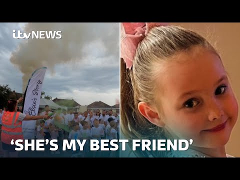 Elsie Dot Stancombe: Friends and family remember Southport attack victim with colour run | ITV News