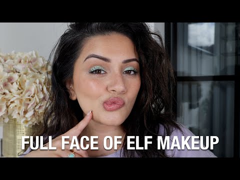 FULL FACE ONLY USING E.L.F MAKEUP | KAUSHAL BEAUTY