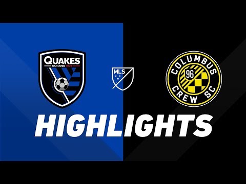 San Jose Earthquakes vs. Columbus Crew SC | HIGHLIGHTS - August 3, 2019 San Jose Earthquakes vs. Columbus Crew SC | HIGHLIGHTS - August 3, 2019
