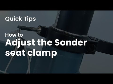 How to adjust the Sonder seat clamp | cyrusher sports #quicktips