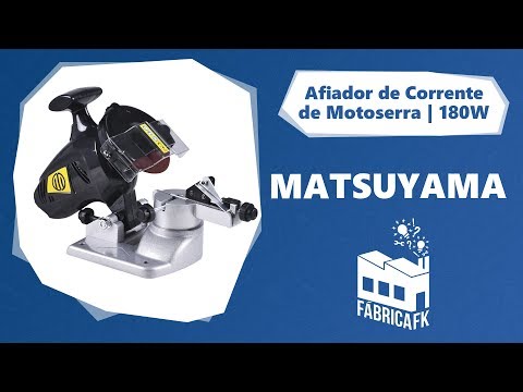 Afiador de Corrente para Motoserra 180W 127V Matsuyama - Vídeo explicativo