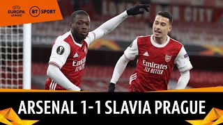 Arsenal 1-1 Slavia Prague: Late Holes leveller leaves Gunners with