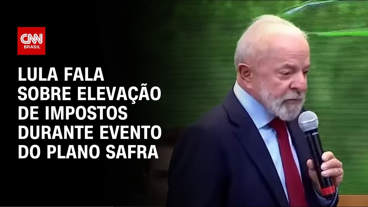 Lula sobre aumento de impostos Um país justo começa pela tributação | CNN 360º