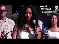 Survivors of Jeffrey Epstein hold rally  - 05:44 min - News - Video