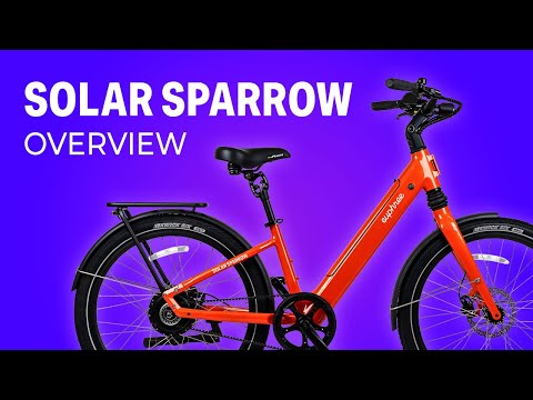 Solar Sparrow: Lightweight, Comfortable & Low Maintenance Ebike