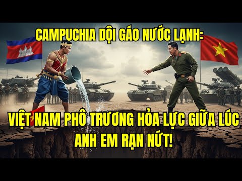 CAMPUCHIA DỘI GÁO NƯỚC LẠNH: VIỆT NAM PHÔ TRƯƠNG HỎA LỰC GIỮA LÚC ANH EM RẠN NỨT!