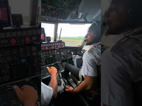 Atterrissage a bord du CASA 212