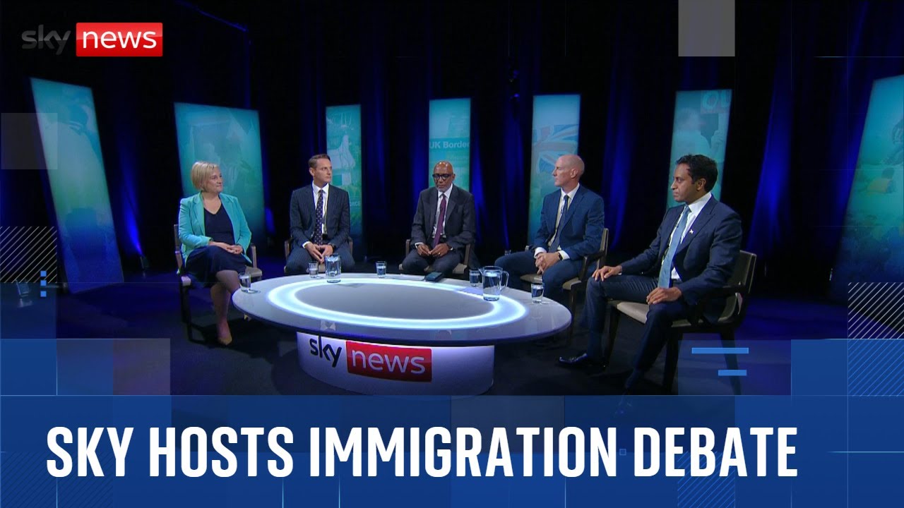 How the Sky News Immigration Debate unfolded
