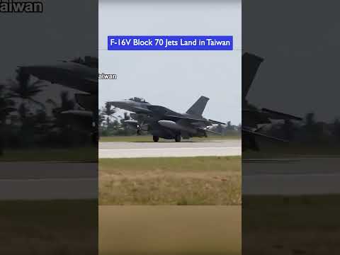 Taiwan Receives First F-16V Block 70 Fighter Jets