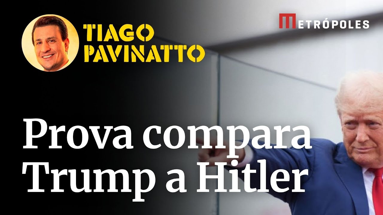 Pavinatto comenta sobre prova em colégio particular que compara Trump e Hitler comunistas