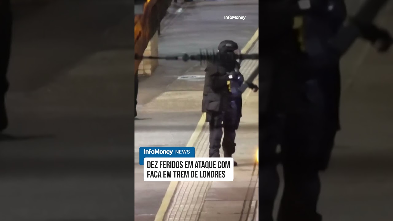 Dez feridos em ataque comfaca em trem de Londres