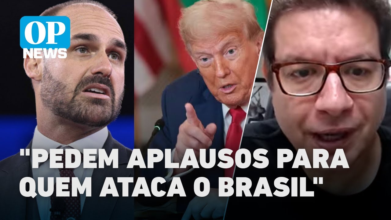 Eduardo Bolsonaro pede que seguidores agradeçam Trump por taxação | O POVO NEWS