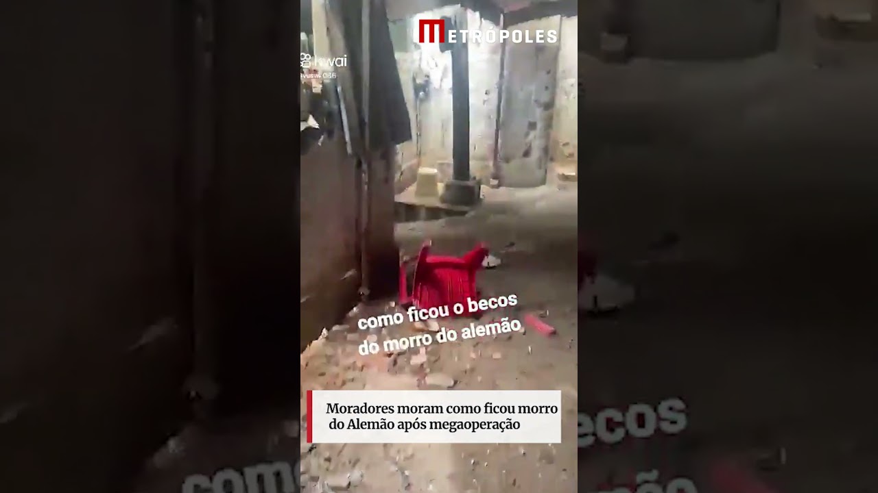 Moradores moram como ficou morro do Alemão após megaoperação