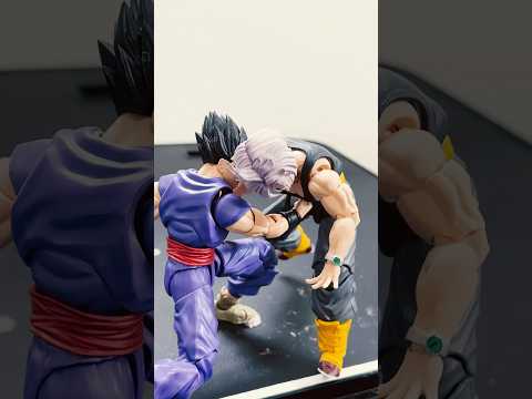 Gohan Vs Trunks #anime #animeedit #dragonball #toys #posing #actionfigures #fypシ #pov #gohan #shorts