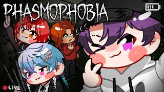 【PHASMOPHOBIA】PROVING I'M A BRAVE MAN (I'M NOT) W/@Octavio_en @HarrisC