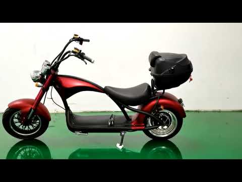 Super Rooder Citycoco chopper with rear box Eec coc ElektroRoller chopper electric scooter