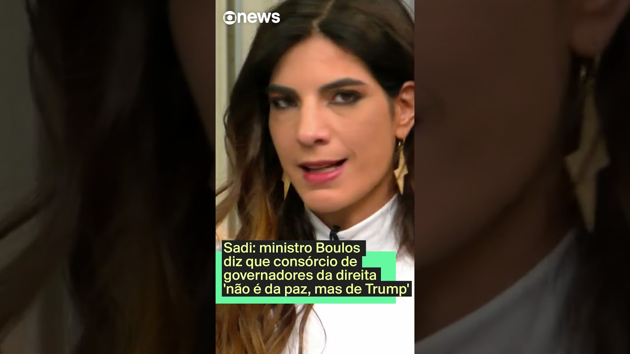 Sadi ministro Boulos diz que consórcio de governadores da direita não é da paz mas de Trump  TV Online Sadi ministro Boulos diz que consórcio de governadores da direita não é da paz mas de Trump