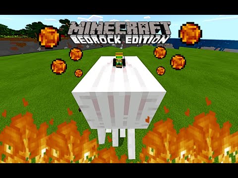 🔥 How to Ride GHAST in Minecraft PE using Command blocks! (No mods or add-ons!) 100% WORKING!