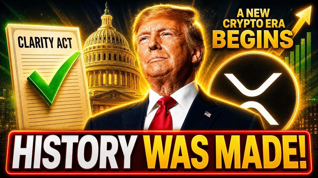 XRP HOLDERS: HISTORY WAS MADE TODAY! CLARITY ACT PASSED!