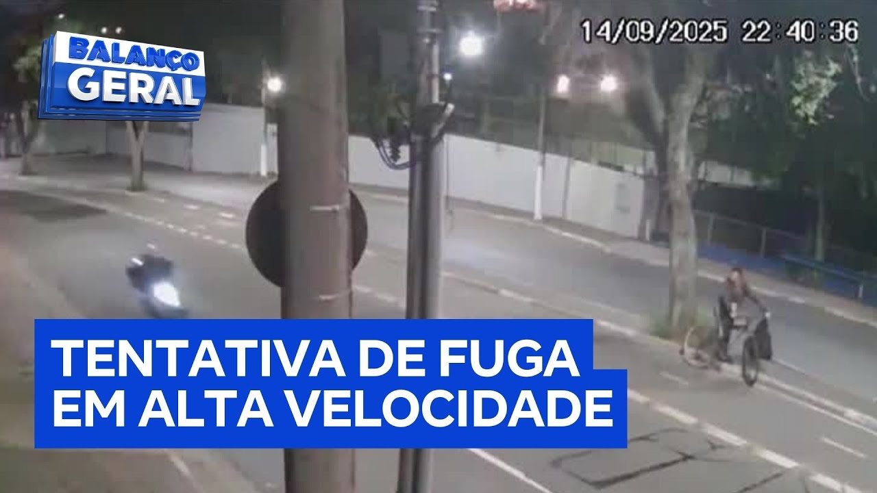 Perseguição policial em São Bernardo do Campo no ABC Paulista termina com jogador de futebol preso