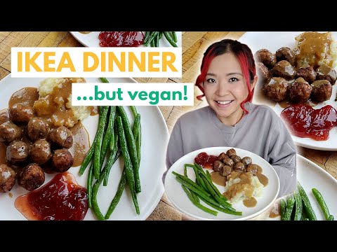 Tasting IKEA PLANT BALLS + Vegan Ikea Dinner Plate