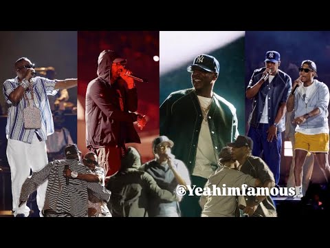 JAY Z 25 Brings Out EMINEM PHARRELL & SLICK RICK for The Blueprint Live in Concert at Yankee Stadium