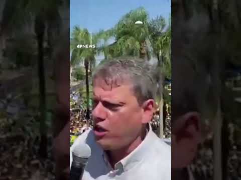 Tarcísio elogia Bolsonaro em evento no interior de SP: "Legado está escrito na história" #shorts