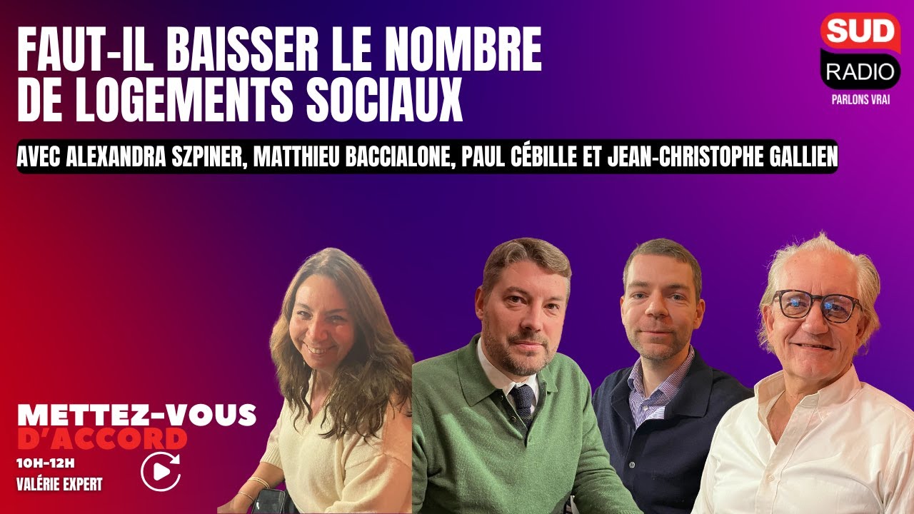 Faut-il baisser le nombre de logements sociaux ? - Mettez-vous d'accord