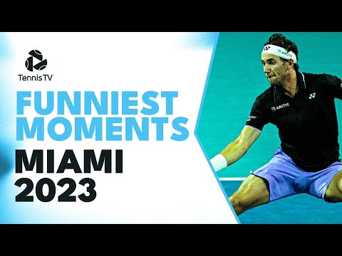 Ruud Takes A Tumble; Bublik Trick Shots & More | Funniest Moments From Miami 2023