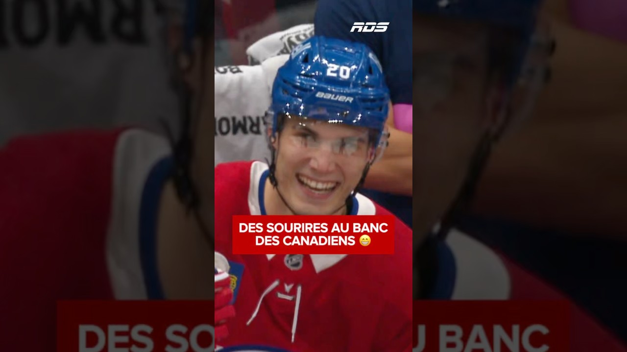 Juraj Slafkovský et Martin St-Louis : 😁😁
