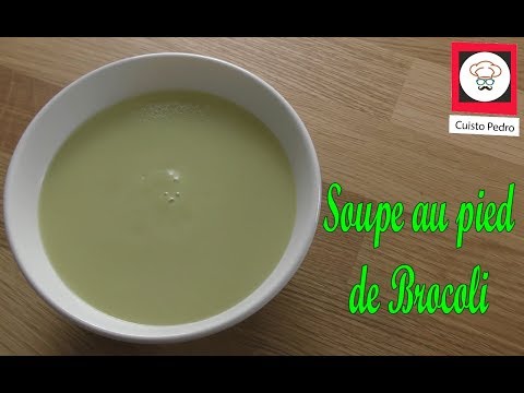 Soupe express au pied de brocoli Thermomix TM5