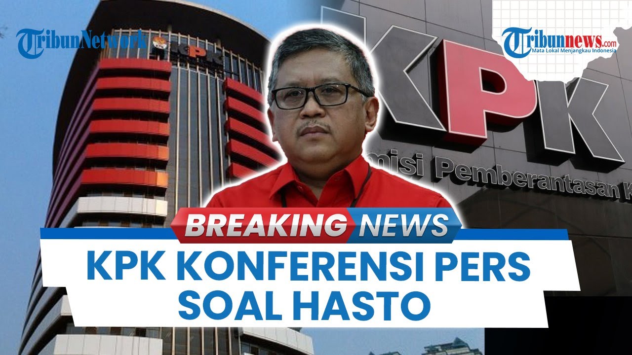🔴BREAKING NEWS [PORTRAIT]: Hasto Tersangka, KPK Gelar Konferensi Pers, Sekjen PDIP Bakal Ditahan?