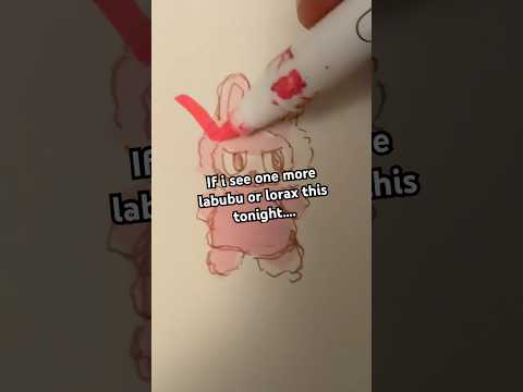 Theres too many of them😭 #halloween #shorts #artist #trickortreat #labubu #lorax