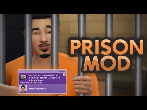 The Sims 4 JUST Got a Justice System?! 👮🚨.....(My SIM GOT ARRESTED!)