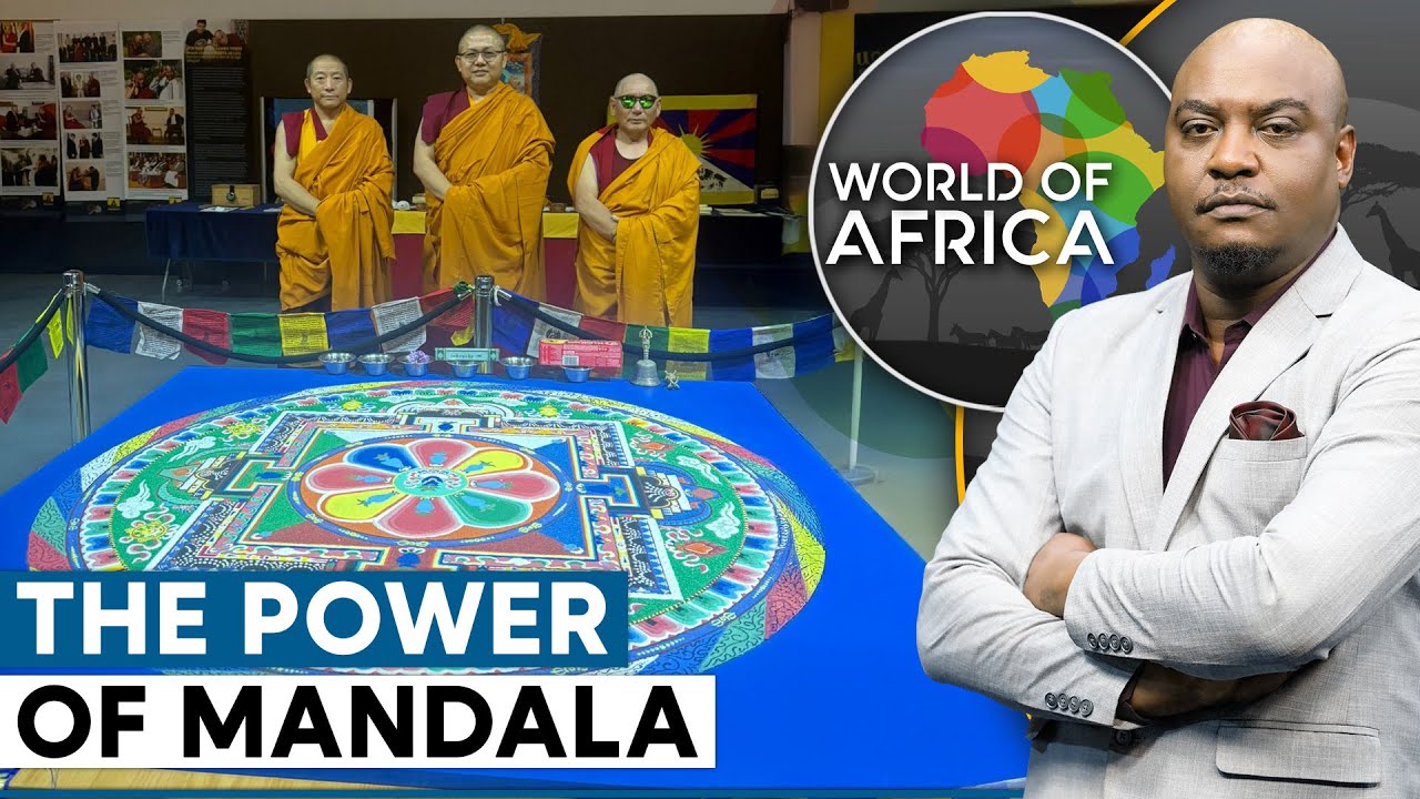 Tibetan Monks Paint Mandala On The Sands Of South Africa | World Of Africa