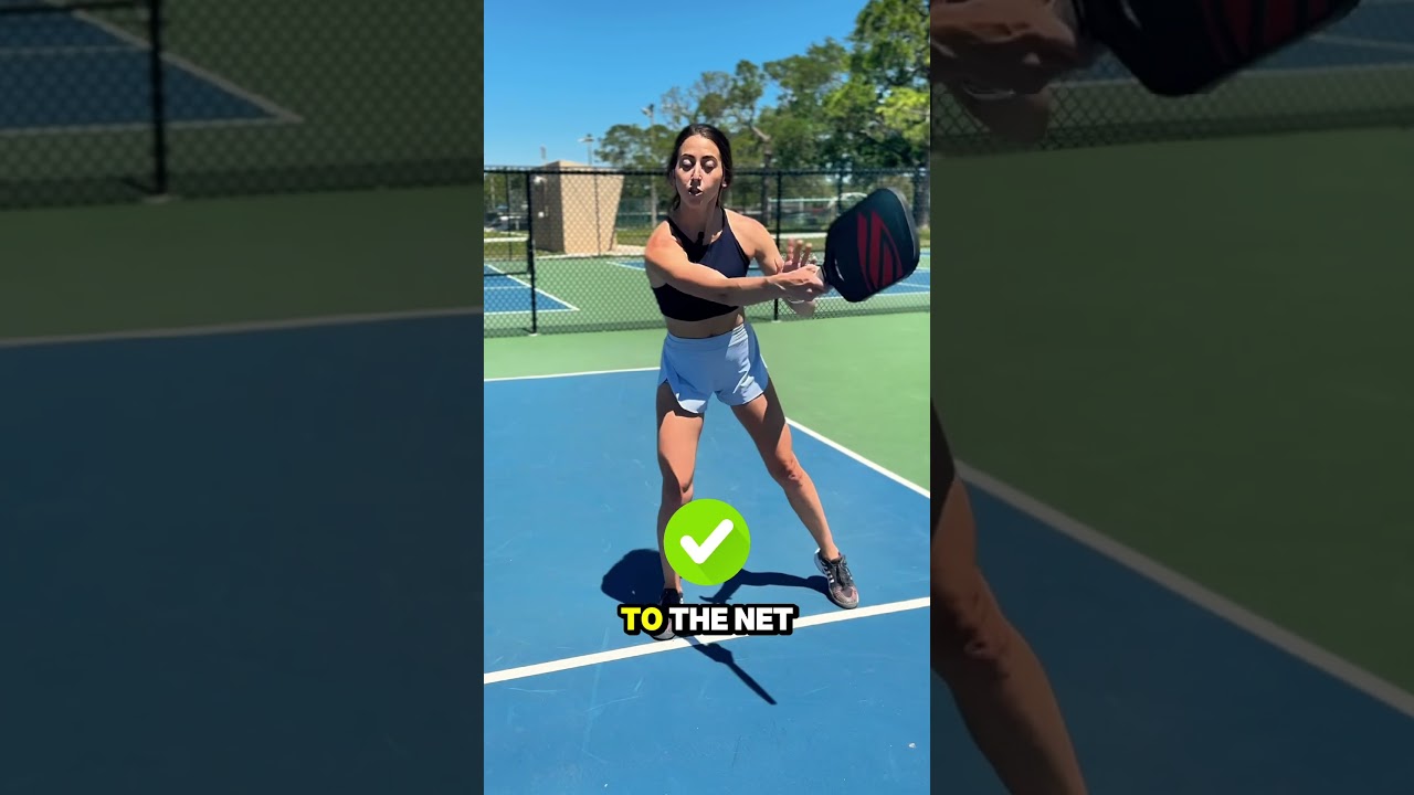 The best forehand volley tip for pickleball players #pickleball #pickleballtips