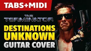 The Terminator (Sega CD) - Destinations Unknown (Acoustic Fingerstyle Guitar Cover and MIDI by Kaminari)