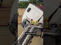 Driver rescued from truck dangling from overpass  - 00:39 min - News - Video