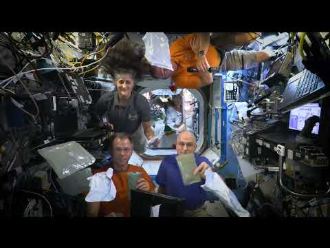 Space Station Astronauts Deliver a Thanksgiving Message for 2024