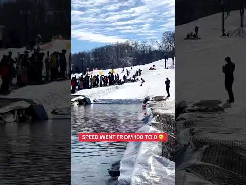 Speed went from smooth to splash real quick 😱😭