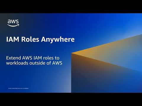 AWS IAM Roles Anywhere - Introduction & Demo | Amazon Web Services