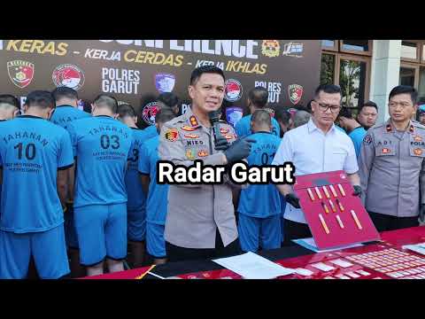 POLRES GARUT TANGKAP PULUHAN PENGEDAR DAN PENJUAL NARKOBA JUGA OKT - ADA PENJUAL SINTE SPRAY