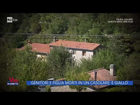 Genitori e figlia morti in un casolare: è giallo - La Vita in diretta 11/09/2024