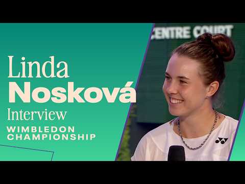 Linda Noskova talks emotional victory & gratitude for mother ❤️ | 2026 Wimbledon